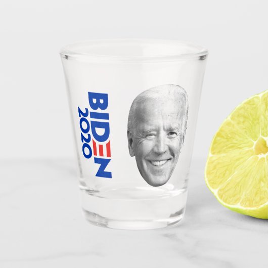 Verre A Shot Photo de Joe Biden Chef de l'élection présidentiel (Devant)