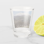 Verre A Shot Photo de voyage du volcan du Mont St Helens (Dos)