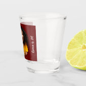 Verre A Shot Photo du 21e anniversaire Cadre (Droite)