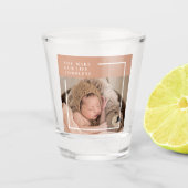 Verre A Shot Photo du bébé moderne | You Make My Life Complete  (Devant)