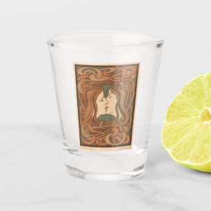 Verre A Shot photo glaasje a rencontré jugendstill afbeelelding