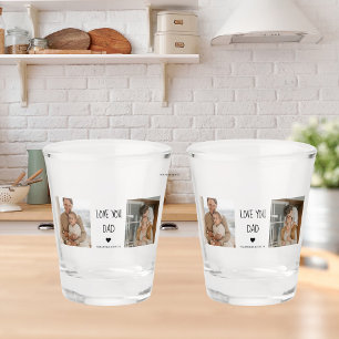 Verre A Shot Photo & Love You Dad Cadeau