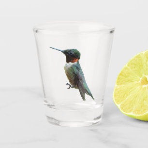 Verre A Shot Photographie d'oiseau Colibri à gorge rubis