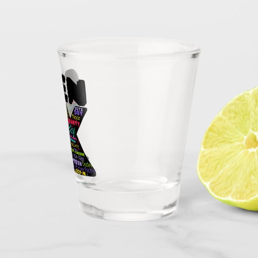 Verre A Shot Phrases Gen X (Droite)