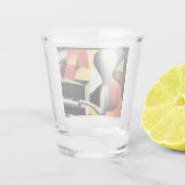 Verre A Shot Piano Player - Art aérographe (Dos)