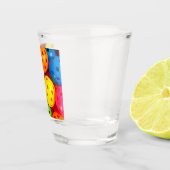 Verre A Shot Pickleball coloré (Droite)