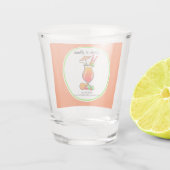 Verre A Shot Pickleball Dinks & Drinks Ouragan Personnalisé (Dos)