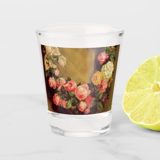 Verre A Shot Pierre-Auguste Renoir - Couronne des Roses (Devant)