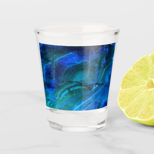 Verre A Shot Pierre sculptée par l'océan (Devant)