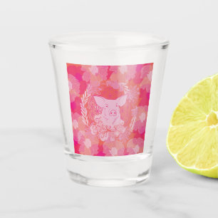 Verre A Shot PiG Flower of life