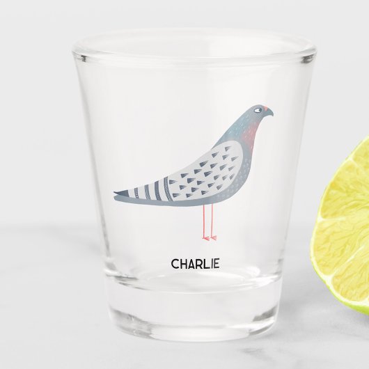 Verre A Shot Pigeon