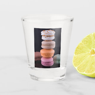 Verre A Shot Pile coloré de macarons français
