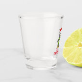 Verre A Shot Pingouin de Noël marchant sur la neige (Gauche)