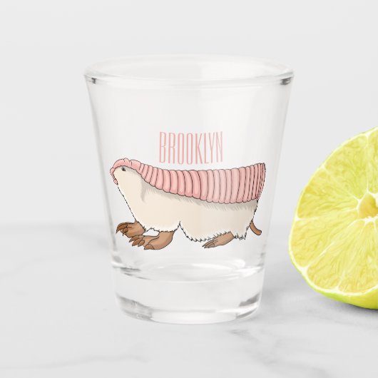 Verre A Shot Pink fairy armadillo (Devant)