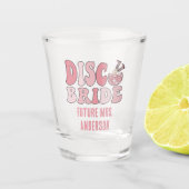 Verre A Shot Pink Nashville Disco Bachelorette Custom Bride (Devant)