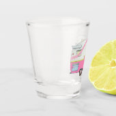 Verre A Shot Pink She Shed Camper Trailer (Gauche)