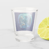 Verre A Shot Pisces Zodiac personnalisable (Dos)