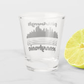 Verre A Shot Pittsburgh Pennsylvanie (Dos)