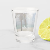 Verre A Shot Plage d'Aruba I Belle Scène Nature (Dos)