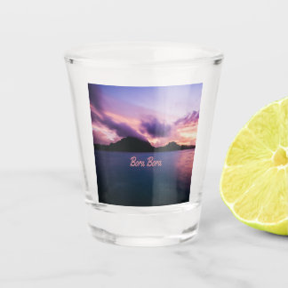 Verre A Shot Plage de Bora Bora Suset Island