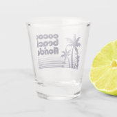Verre A Shot Plage de Cocoa Floride (Dos)
