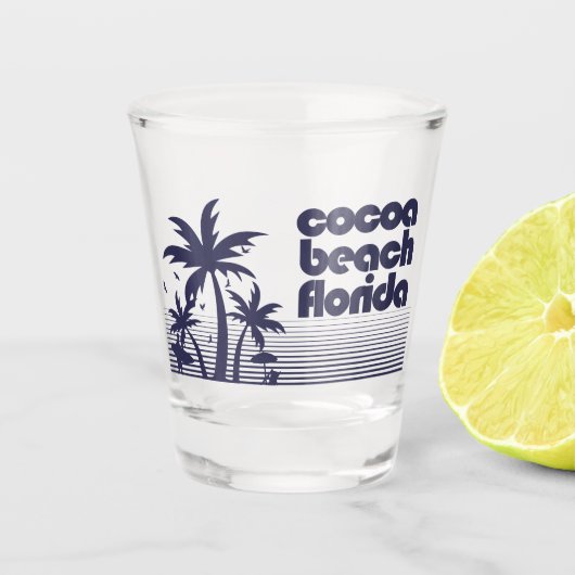 Verre A Shot Plage de Cocoa Floride (Devant)