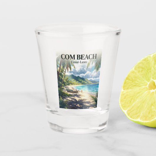 Verre A Shot Plage de Com, Com, Timor-Leste Timor-Leste (Devant)