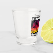 Verre A Shot Plage de l'île de Kiawah Caroline du Sud (Gauche)