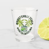 Verre A Shot Plage de Wrightsville, Caroline du Nord (Devant)