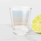 Verre A Shot Plage et mer de Corse (Dos)