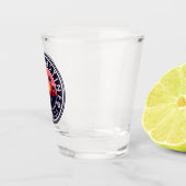Verre A Shot Plage St Augustine Floride Palmiers Retro Sunset (Droite)