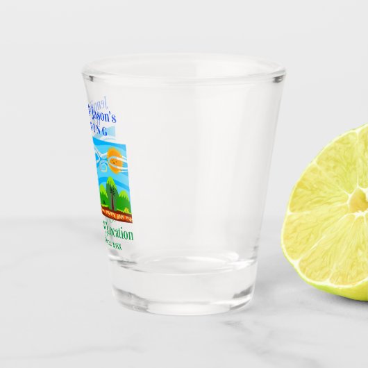 Verre A Shot Plage Tropical Destination Mariage Faveur (Droite)