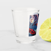 Verre A Shot Pleine lune Wolf Wolf (Gauche)