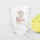 Verre A Shot Plus de fierté moins de préjugés Mois de la fierté (Dos)