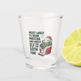 Verre A Shot Plus susceptible de boire du Matcha et de regarder