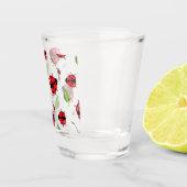 Verre A Shot Pneuka rouge mignon point Ladybug fleur été Fille (Droite)
