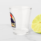 Verre A Shot Poconos Pennsylvania PA Mountain Gift Retro (Droite)