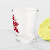 Verre A Shot Poinsettia rouge (Droite)