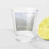 Verre A Shot Point d'inspiration dans le parc national Yosemite (Dos)