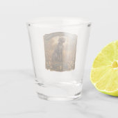 Verre A Shot Pointer allemand à poil dur (Dos)