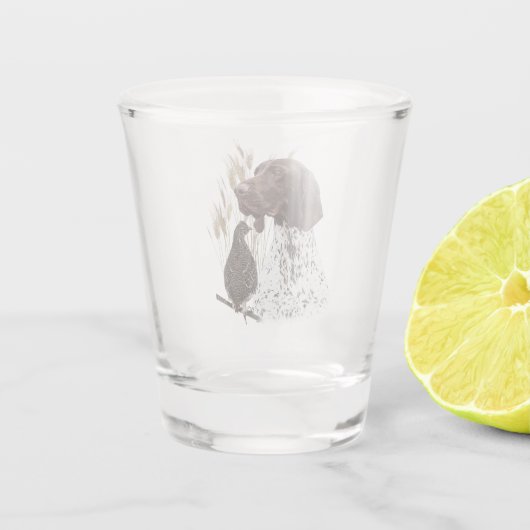 Verre A Shot Pointeurs germains (GSP) (Dos)