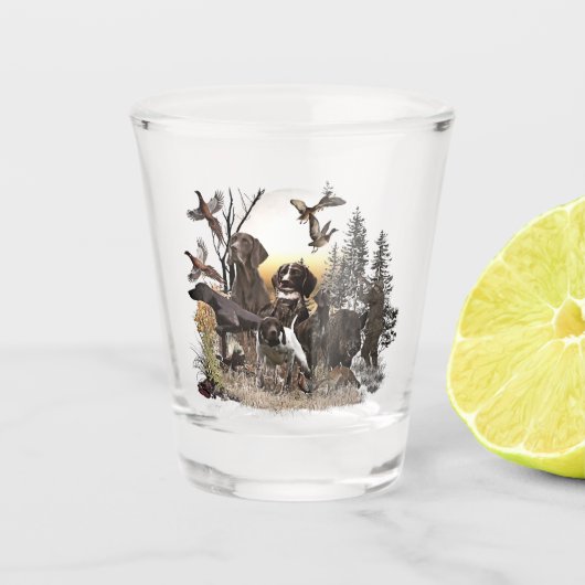 Verre A Shot Pointeurs germains (GSP) (Devant)