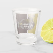 Verre A Shot Poisson Abstrait (Dos)