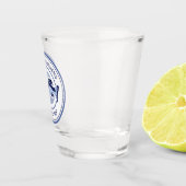 Verre A Shot Poisson de basse bleue de pêcheur personnalisé (Droite)