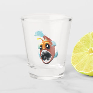 Verre A Shot Poisson marin profond