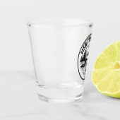 Verre A Shot Poisson Trap Loin du lac et conception des pins (Gauche)