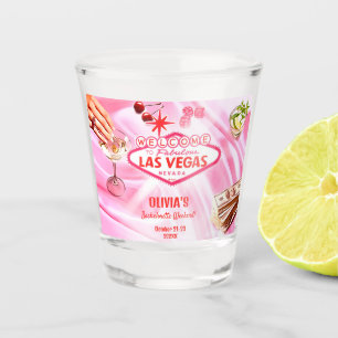 Verre A Shot Poker Rose pour Enterrement de Vie de Jeune Fille