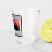 Verre A Shot Pompe de puits d'huile Jack Oklahoma Forme personn (Droite)