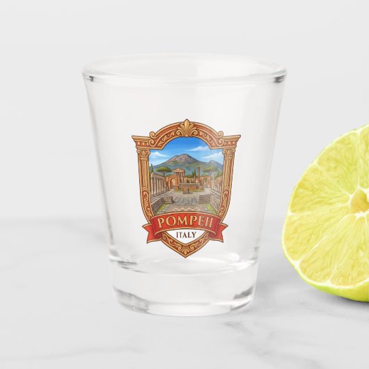 Verre A Shot Pompéi Italie (Devant)