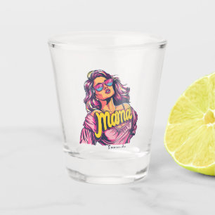 Verre A Shot Pop Art Retro Personnalisé (6)